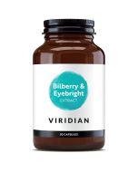 Viridian Bilberry And Eyebright 30 veg caps