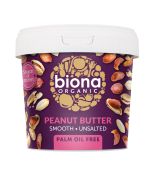 Biona Organic Peanut Butter Smooth Unsalted 1kg