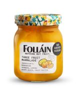 Folláin Three Fruit Marmalade No Added Sugar 340g