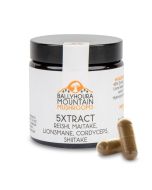 Ballyhoura Mountain Mushrooms 5XTRACT - Reishi, Maitake, Lionsmane, Cordyceps, Shiitake 60 caps