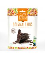 Belvas Organic 85% Dark Chocolate Belgian Thins (120g)