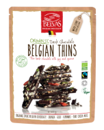 Belvas Belgian Chocolate - Organic Dark Chocolate Belgian Thins