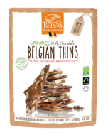 Belvas Belgian Chocolate - Organic Milk Chocolate Belgian Thins