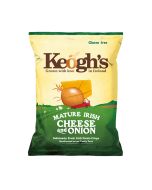 Keogh's Crinkle Cut Crisps - Mature Irish Cheese and Onion 45g