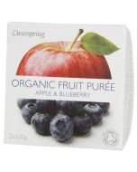 Clearspring - Organic Apple and Blueberry Fruit Puree - (200g)