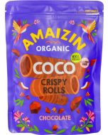 Amaizin Organic Gluten Free Chocolate Coco Crispy Rolls 140g