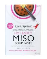 Clearspring Janpanese Organic Hot & Spicy Miso Soup Paste 4 servings