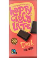 Happy Chocolate Organic Fairtrade Dark Chocolate 85% 200g
