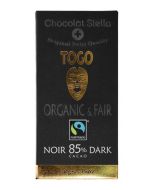 Chocolat Stella Togo, Organic Fair Trade Dark Chocolate 85% (70g)