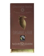 Chocolat Stella Organic, Fair Trade Dark Chocolate 92% (100g) Gluten Free