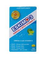 Eskimo Omega 3 with Vitamin E - Lime Flavour  (105 caps)