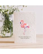 Plantable Seed Card - Flamingo