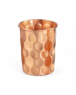 Bodhi Copper Cups Hammered Design 2pcs