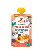 Holle Organic Baby Food Pouch - Panda Peach 100g