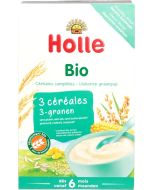 Holle Baby Organic 3 Grain Porridge 6 mths + 250g