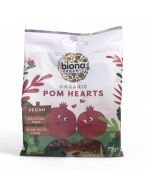 Biona Pomegranate Hearts Vegan Jellies Organic 75g