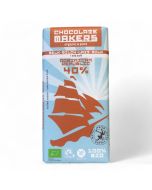 Chocolate Makers Dominican Republic 40% Milk Chocolate + Sea Salt Organic 80g