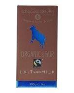 Chocolat Stella Organic, Fair Trade Milk Chocolate (100g) 