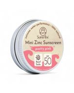 Suntribe Mini Zinc Sunscreen Pretty Pink SPF50 Organic 15g