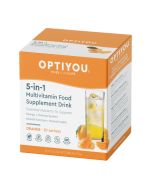 Optiyou 5-in-1 Multivitamin Food Supplement Drink Sparkling Orange 30 sachets