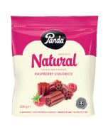 Panda Natural Liquorice Raspberry Chunks (200g)