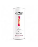 Virtue Yerba Mate Can Peach & Raspberry 250ml