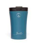Bodhi Stainless Vacuum Travel Mug 'Shanti' Design Petrol 280ml