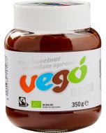 Vego Organic Fair Trade Crunchy Hazelnut Chocolate Spread 350g