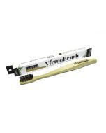 VirtueBrush Adult Size Bamboo Toothbrush – Charcoal – Medium