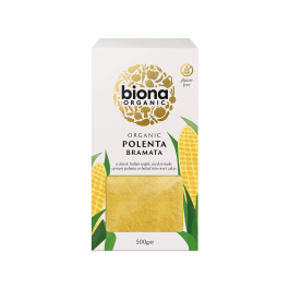 Biona Polenta Bramata Bio 500g - Sans Gluten, à Base De Maïs, Pour Plats Salés Ou Desserts