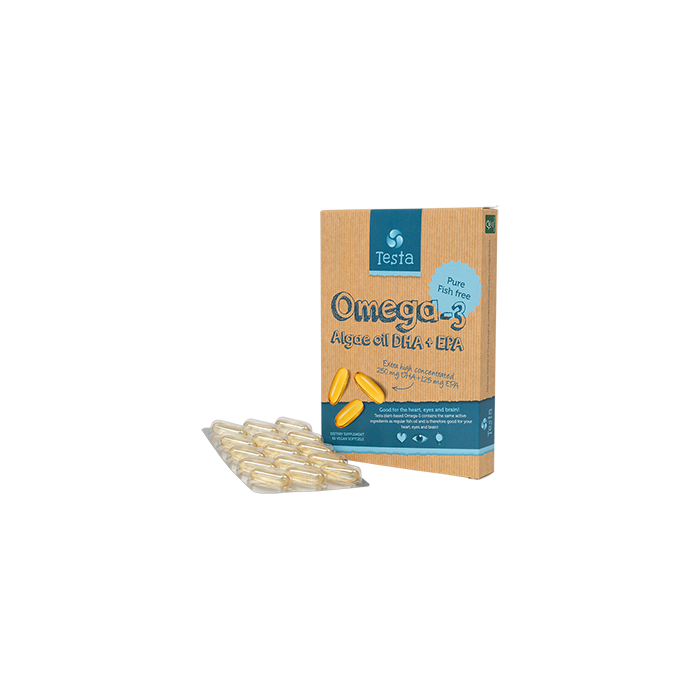 Testa - Omega-3 Algae Oil DHA + EPA (60 Softgels)