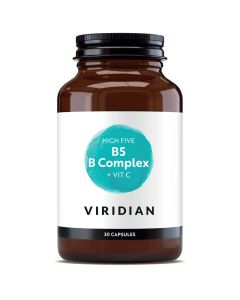 Viridian High five B5 B Complex + Vitamin C 30 caps