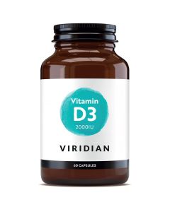 Viridian Vitamin D3 2000IU (60 Capsules)