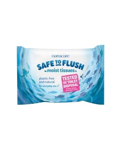Natracare Safe to Flush Moist Toilet Tissues - Plastic Free