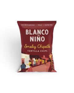 Blanco Nino Smoky Chipotle White Corn Tortilla Chips 45g