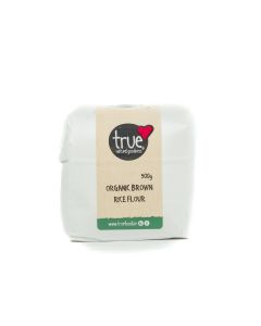 True Natural Goodness Brown Rice Flour Organic 500g front