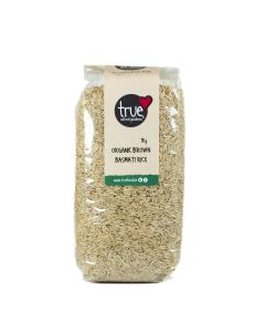 True Natural Goodness Basmati Rice Brown Organic 1kg front