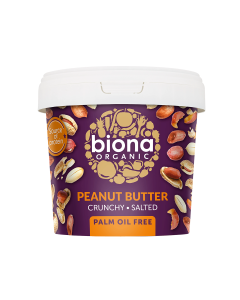 Biona Peanut Butter Crunchy Salted Organic 1kg