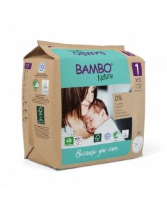 Bambo Nature Nappies Size 1 XS New Born 22pcs