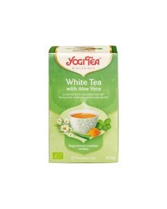 Yogi Tea White Tea With Aloe Vera Organic 17 Bags