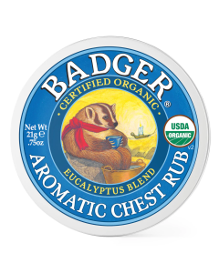 Badger Organic Aromatic Chest Rub Eucalyptus Blend 21g