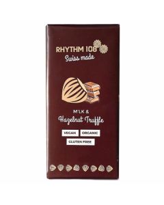 Rhythm 108 Organic Vegan M*lk & Hazelnut Truffle Chocolate (100g)