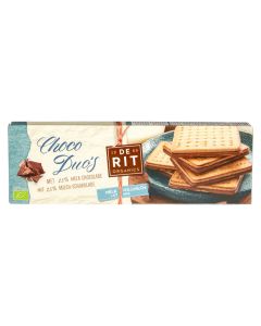 De Rit Choco Duo's Biscuits Organic 150g