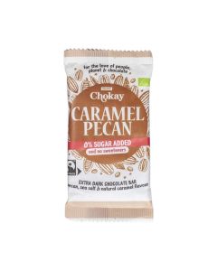 Chokay Caramel Pecan Chocolate 0% Sugar Organic 70g