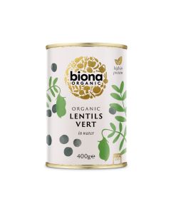 Biona Organic Lentils Vert 400g