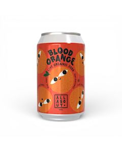 All About Blood Orange Live Soda Can Organic 330ml