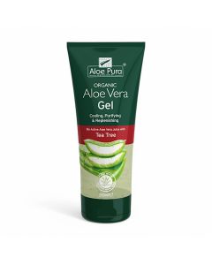 Aloe Pura Aloe Vera Gel with Tea Tree Organic 200ml