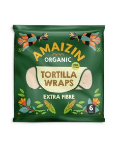 Amaizin Tortilla Wraps Extra Fibre Organic 6pcs