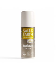Salt of the Earth Deodorant Roll-On Amber + Sandalwood 75ml