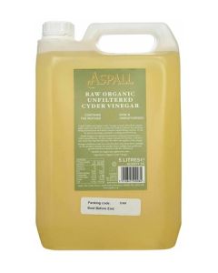 Aspall Raw Organic Unfiltered Cyder Vinegar (5L)